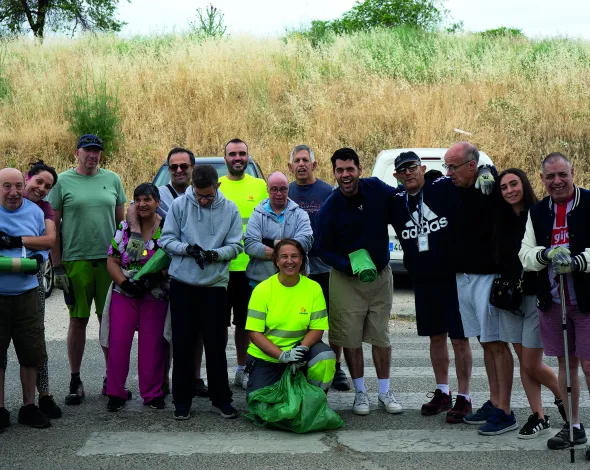 ESMASA limpieza con Fundación Amás