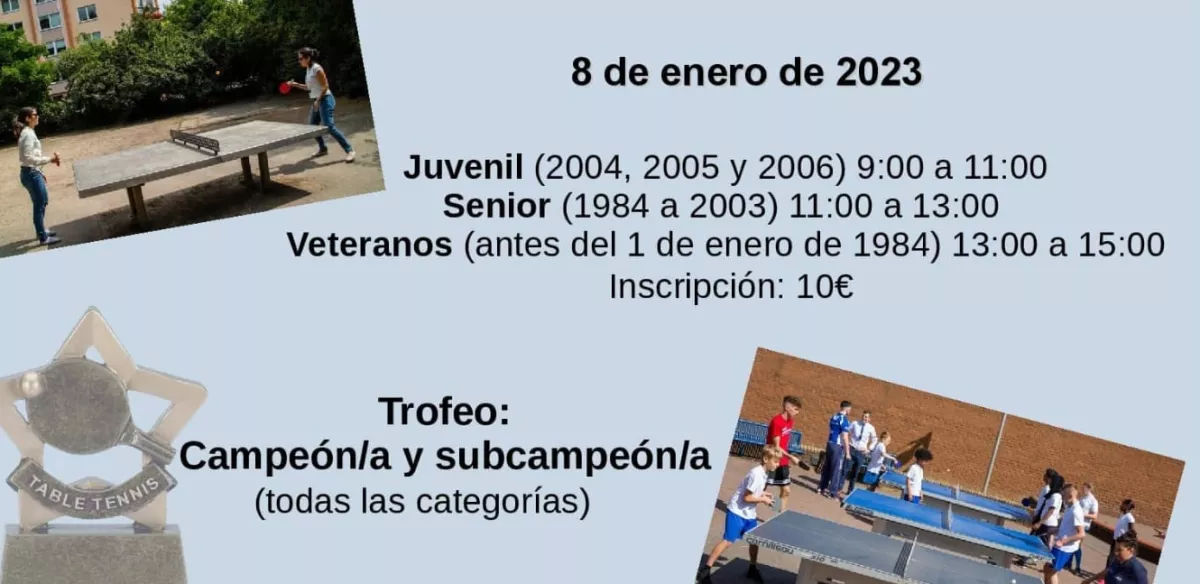 CARTEL OPEN TENIS MESA