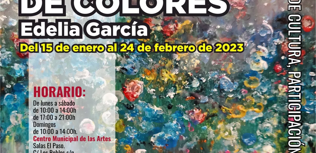 Exposición de pintura: “Ensalada de colores” Edelia García