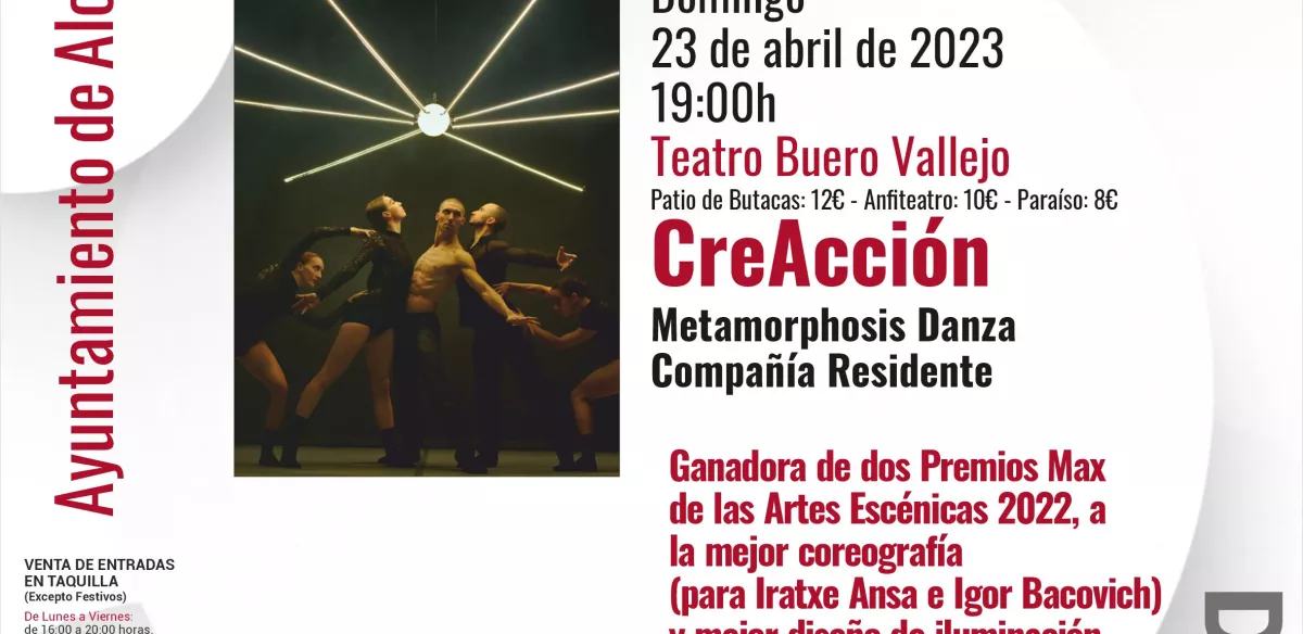 DOMINGO 23 DE ABRIL. CreAccion de Metamorphosis Dance