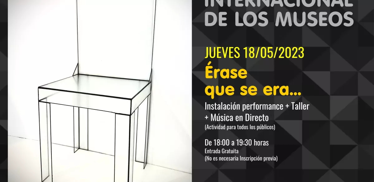 `Erase que se era... ´ literatura, música y una perfomance para celebrar el día internacional de los museos . Jueves 18 Mayo