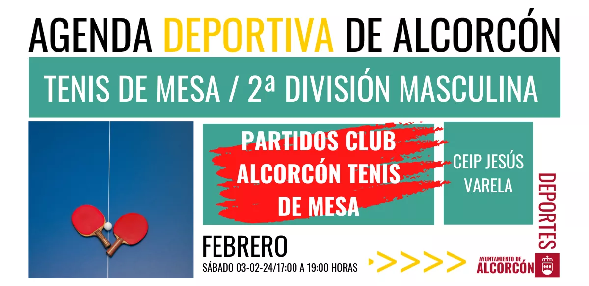 TENIS DE MESA / 2ª DIVISIÓN MASCULINA 