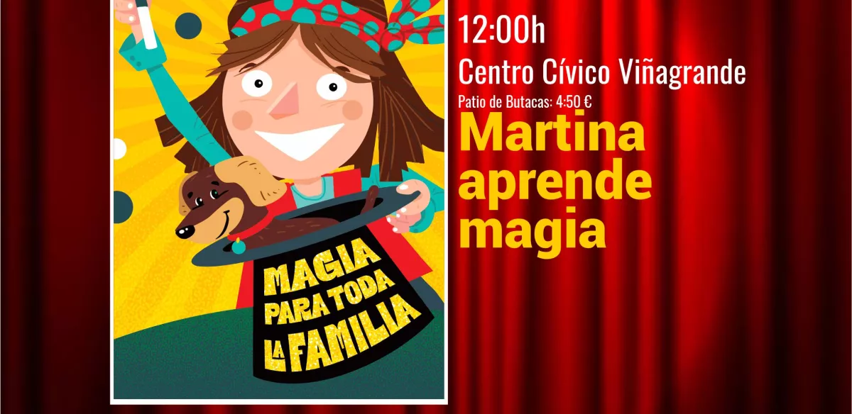 Programación Familiar: Martina aprende magia . Domingo 17 de marzo