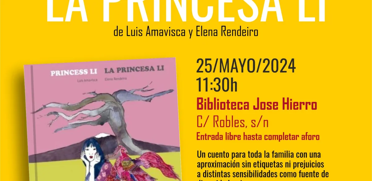 Cuentacuentos La Princesa Li en la Biblioteca José Hierro