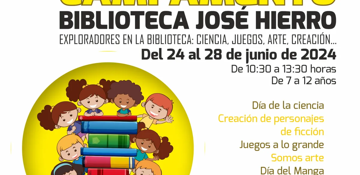 CAMPAMENTOS DE VERANO EN LAS BIBLIOTECAS MUNICIPALES