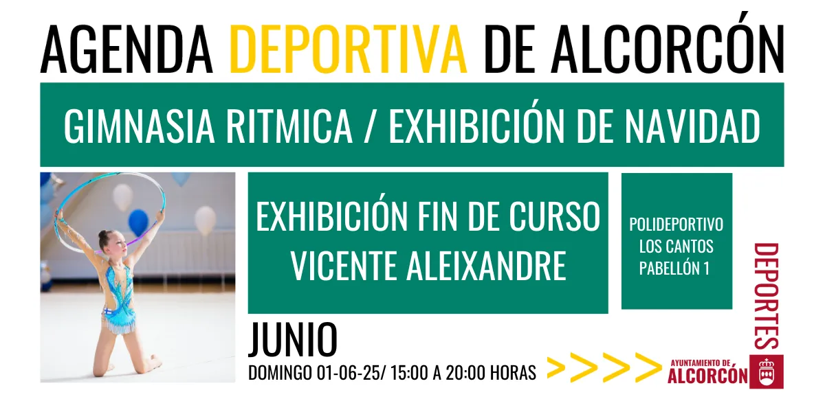 GIMNASIA RÍTMICA / EXHIBICIÓN FIN DE CURSO