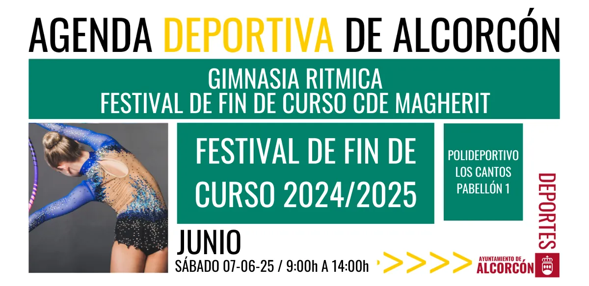 GIMNASIA RITMICA/FESTIVAL DE FIN DE CURSO CDE MAGHERIT
