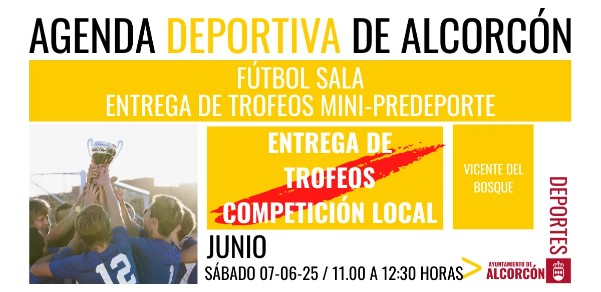 FÚTBOL SALA / ENTREGA DE TROFEOS MINI-PREDEPORTE