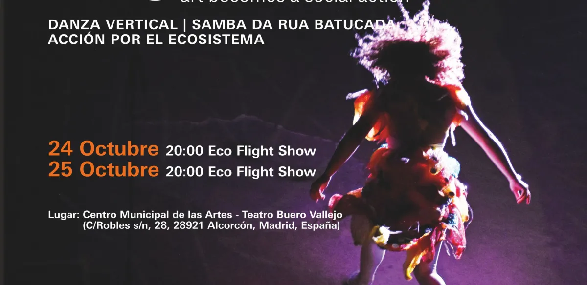 Danza vertical: Eco-Flight-The Flok Project. Asociación Otro tiempo  