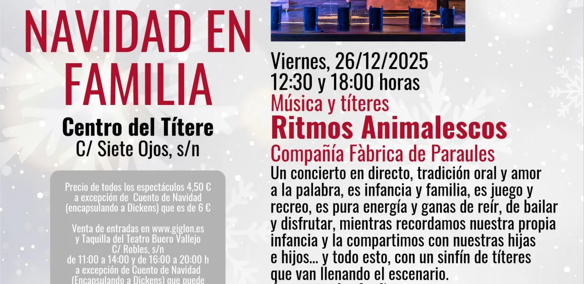 Navidad en Familia: Ritmos Animalescos