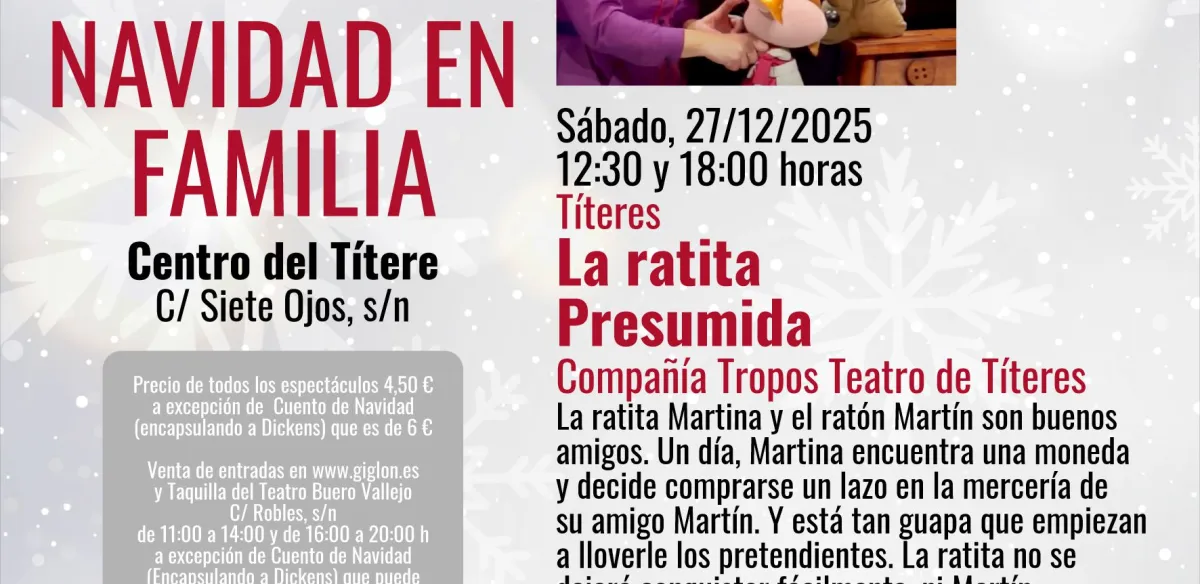 Navidad en familia: La ratita Presumida