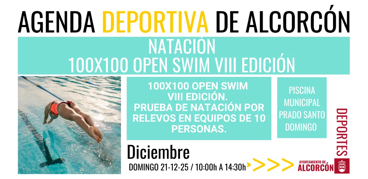 NATACIÓN / 100X100 OPEN SWIM VIII EDICIÓN 