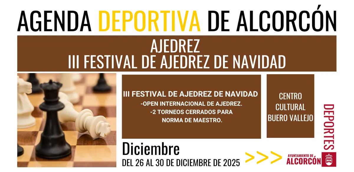 AJEDREZ / III FESTIVAL DE AJEDREZ DE NAVIDADAJEDREZ 