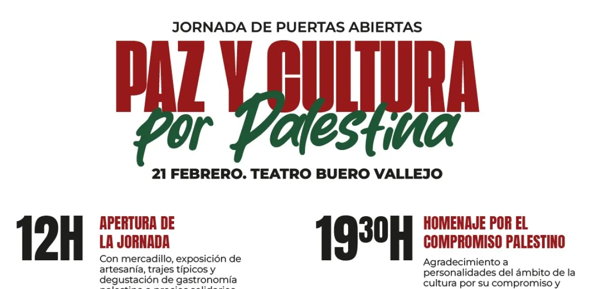 JORNADA PAZ Y CULTURA POR PALESTINA EN ALCORCÓN