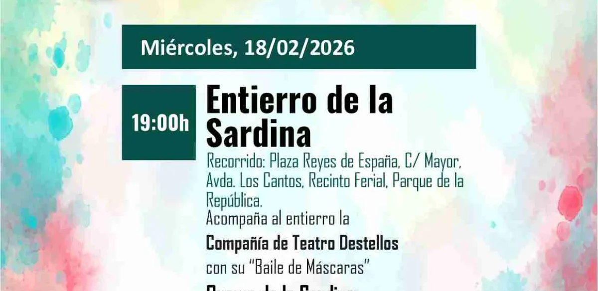 Entierro de la Sardina . 19:00h