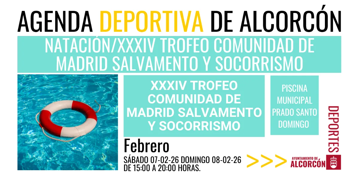 NATACIÓN / XXXIV TROFEO COMUNIDAD DE MADRID SALVAMENTO Y SOCORRISMO