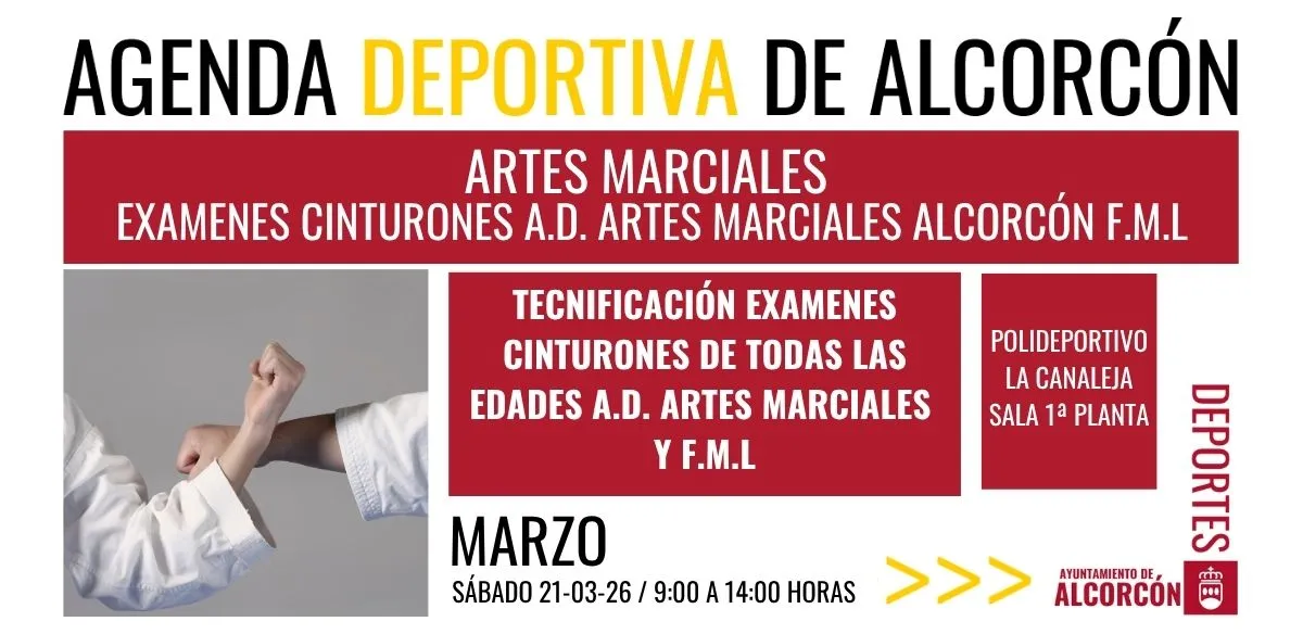 ARTES MARCIALES / EXAMENES CINTURONES A.D. ARTES MARCIALES 