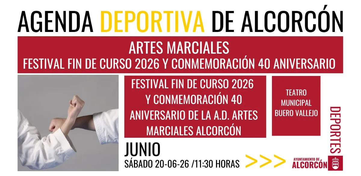ARTES MARCIALES / FESTIVAL FIN DE CURSO 2026 