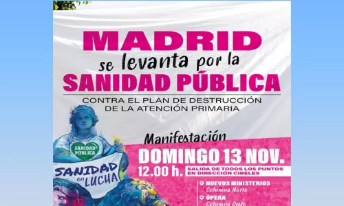 Manifestación 13 noviembre sanidad
