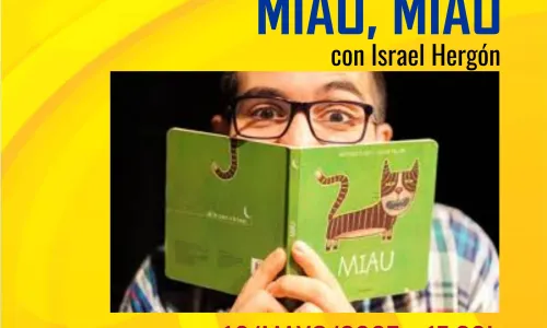 CUENTACUENTOS:  MIAU MIAU con Israel Hergon 