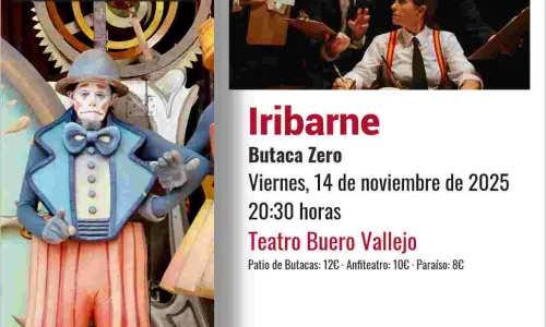 Teatro: Iribarne. ButacaZero   Viernes 14 de noviembre. 20:30h