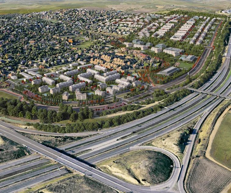 Vista render retamar