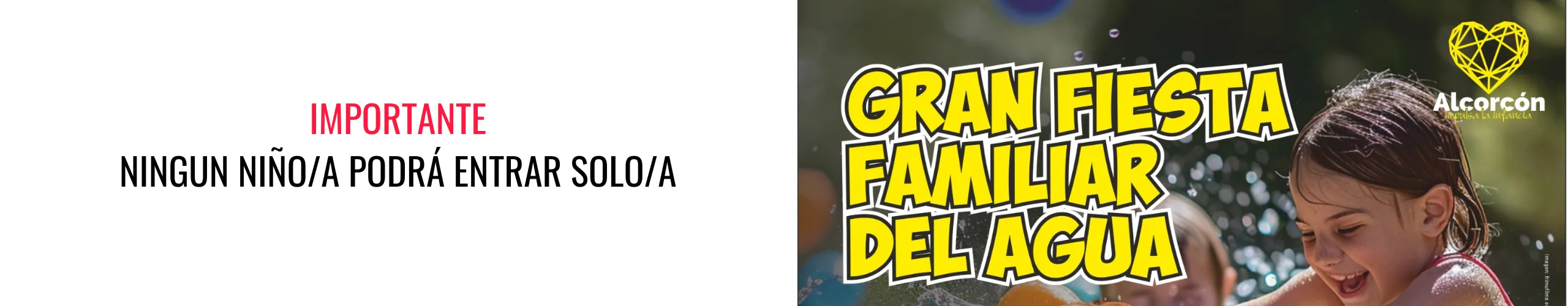 Fiesta familiar del agua