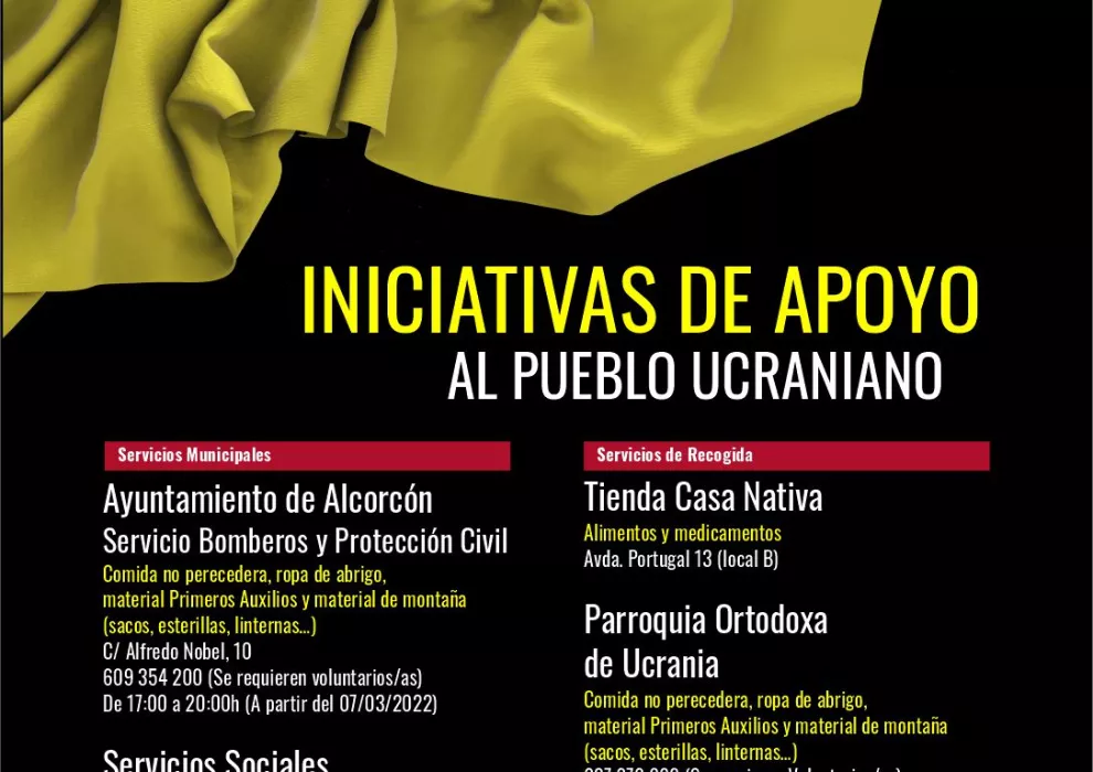Alcorcón with Ukraine information