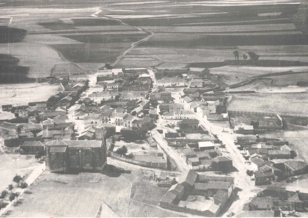 History of Alcorcón aerial view from 1945